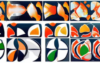 Various stages of a piece of abs plastic being painted