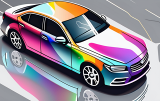 A spray paint can with a color code label