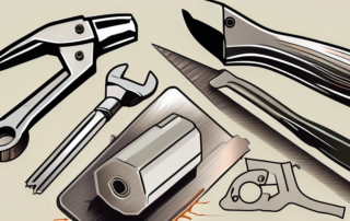 Various tools such as a hammer