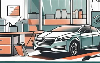 A workshop with various tools and equipment