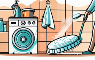 Alloy wheels being cleaned with common household items like a toothbrush