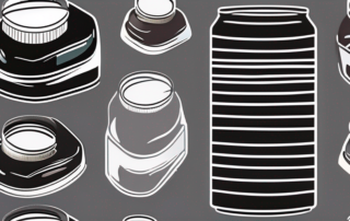 A black glossy object