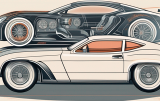 A car model labeled as 'auto k'