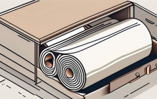 Various uses of a roll of covering paper