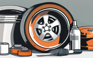 A set of alloy wheels