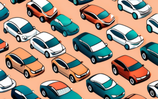 Several cars in different colors