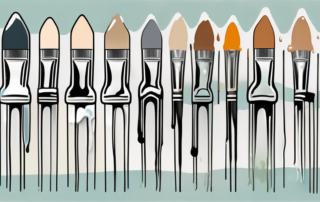 A paint can with a droplet of thinner merging into the liquid resin paint