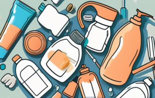 Various types of plastic materials like bottles