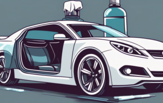 A car with a glossy shine