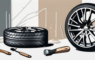 A set of alloy wheels