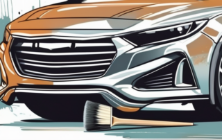 Chrome-plated car parts such as a bumper and wheels