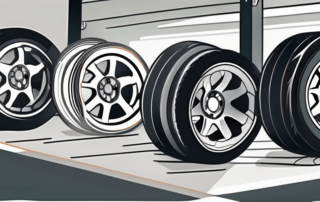 A set of alloy wheels
