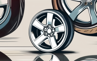 Alloy wheels with visible oxidation spots