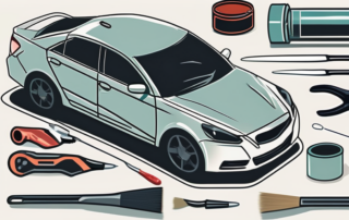 A car with a few visible scratches on its surface