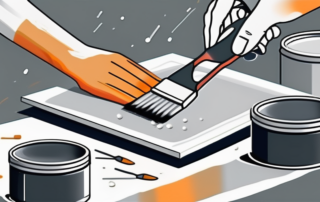 An aluminium sheet being coated with primer