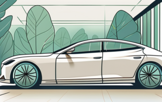 A car with its doors open