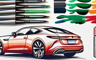 A car with a small scratch on the side