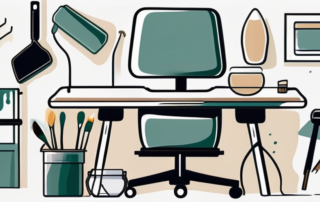 Various painting tools such as a paint roller