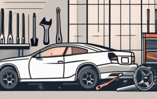 A car with visible dents and scratches