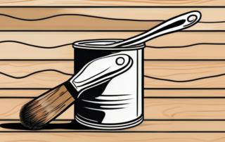 A can of clear lacquer