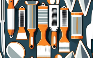 Various car paint polishing tools