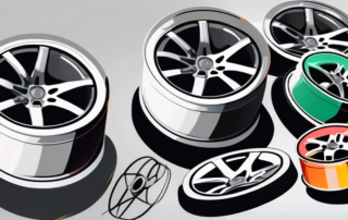 A set of car rims