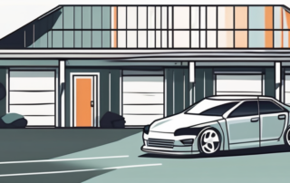 A car with visible signs of damage