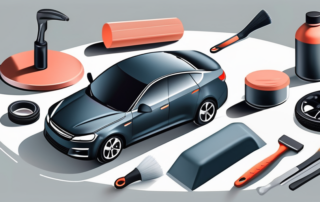 A car with a matte finish