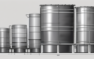Various stages of steel priming process including raw steel