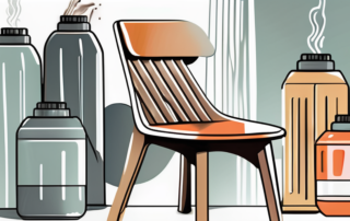 A spray can of clear heat-resistant lacquer