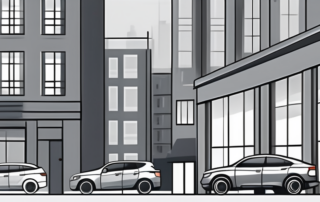 A variety of cars in different shades of grey