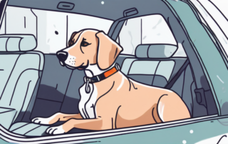 An open car interior with various sources of bad smells like a fast food bag