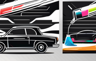 Various car detailing tools such as a paint sprayer