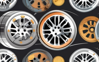 A set of car rims