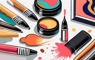 A variety of acrylic paint pens in different colors