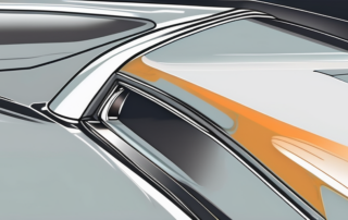 A car with glossy paintwork