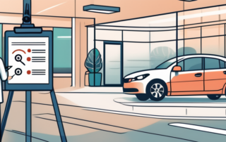 A leased car being returned