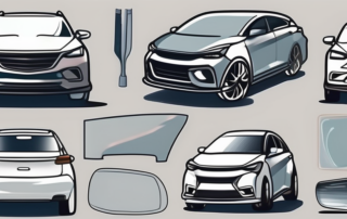 Various car body filler tools and a car body panel with applied filler