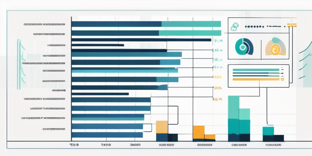 Kundenzufriedenheitsbewertungen und Interaktionen bei Energieanbietern mit detailliertem Trenddiagramm und Feedbacksymbolen.
