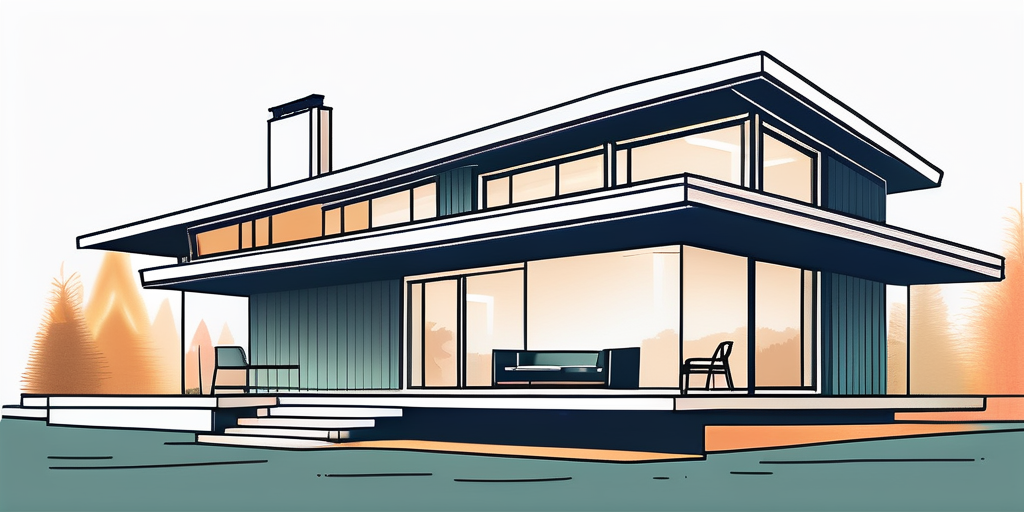 Gemuetliches, energieeffizientes Haus mit LED-Beleuchtung, modernen Geraeten und gut isolierten Fenstern, nachhaltig wohnen.