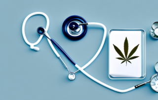 A private prescription bottle with a cannabis leaf on it