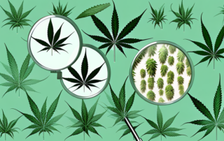 A few cannabis plants