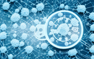 A microscope with magnified synthetic cannabinoids
