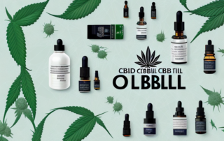 Various cbd products such as oils