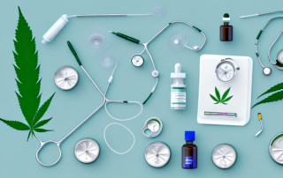 Various cannabis products such as oil