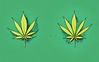 A few cannabis seeds nestled in damp soil