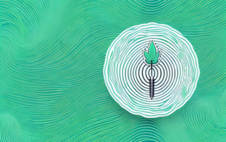 A cbd oil dropper with hemp leaves