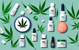 Various cbd products like oil