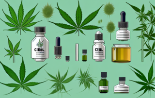 Various stages of cbd production in a german setting