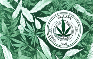 A hemp salve jar